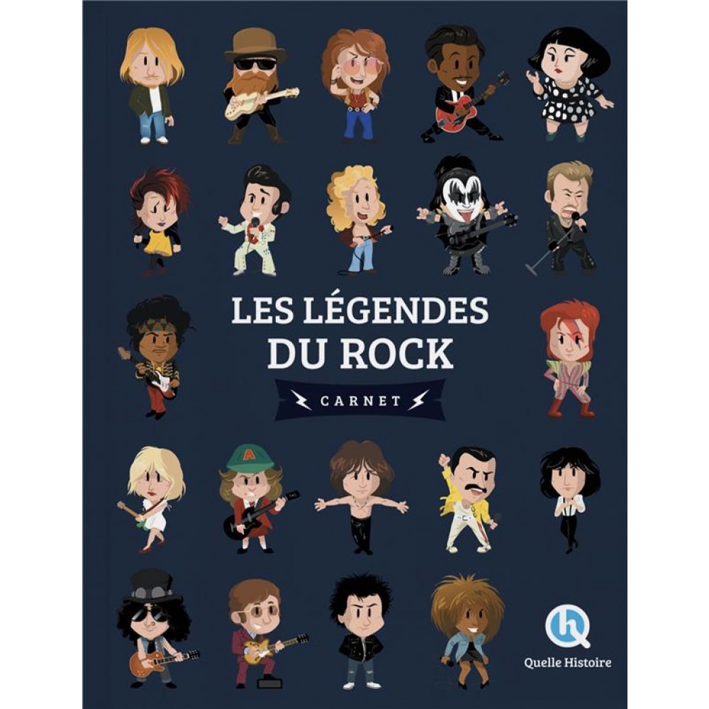 Carnet Les légendes du rock