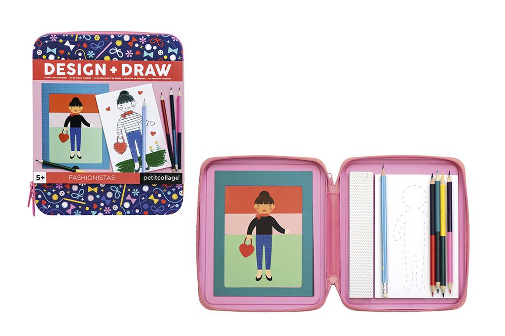 [DAM_5074455] Petit Collage Craft Kit pour Créer et Dessiner Fashionistas