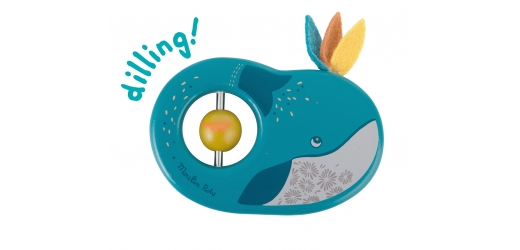 Hochet en Bois Baleine "Le Voyage d'Olga"