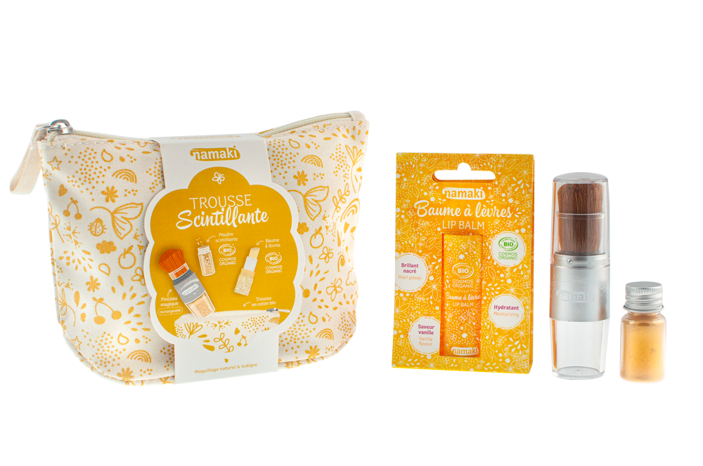 Trousse Scintillante Dorée