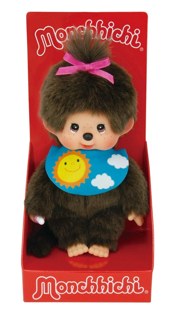 [OKU_335233748] Monchhichi 20 Cm Fille Yeux Endormis