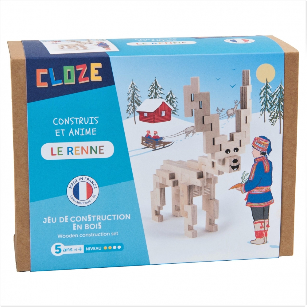 [CLZ_MRE035BL] Cloze, Jeu de Construction Aventure - Renne