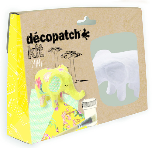 Mini kit décopatch éléphant