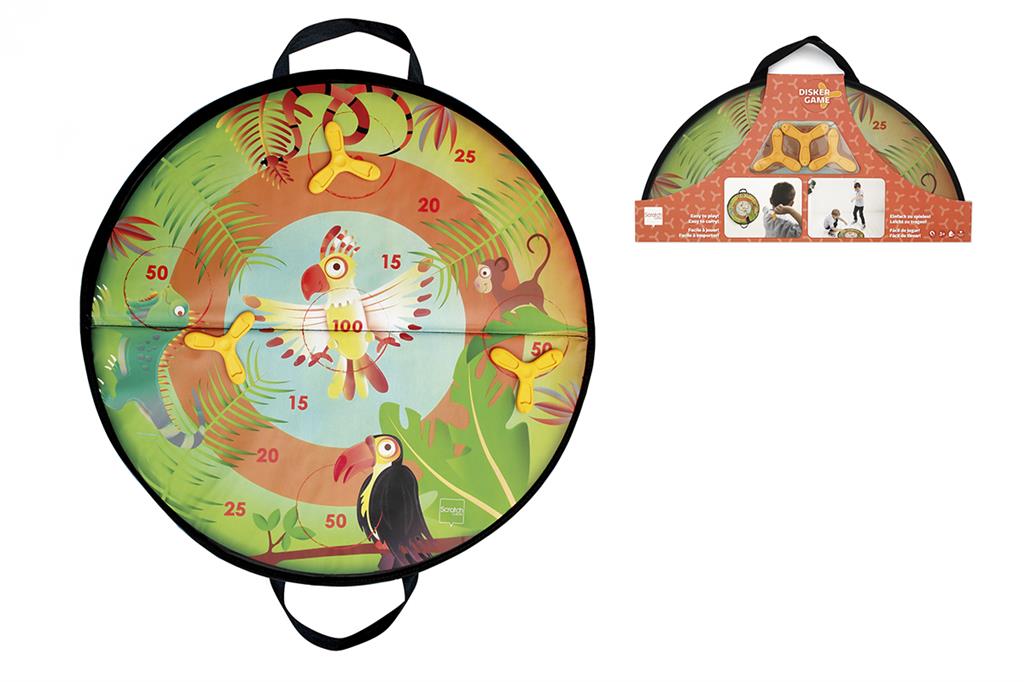 Jeu de Disques Magnétiques Jungle