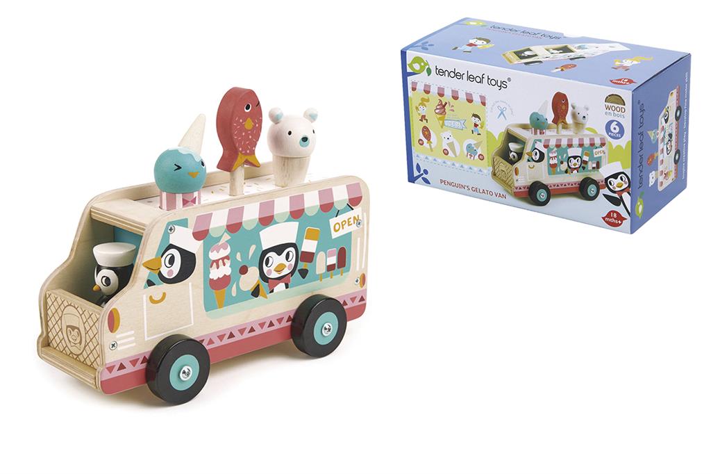 Tender Leaf Chariot de Creme Glacée Pingouins