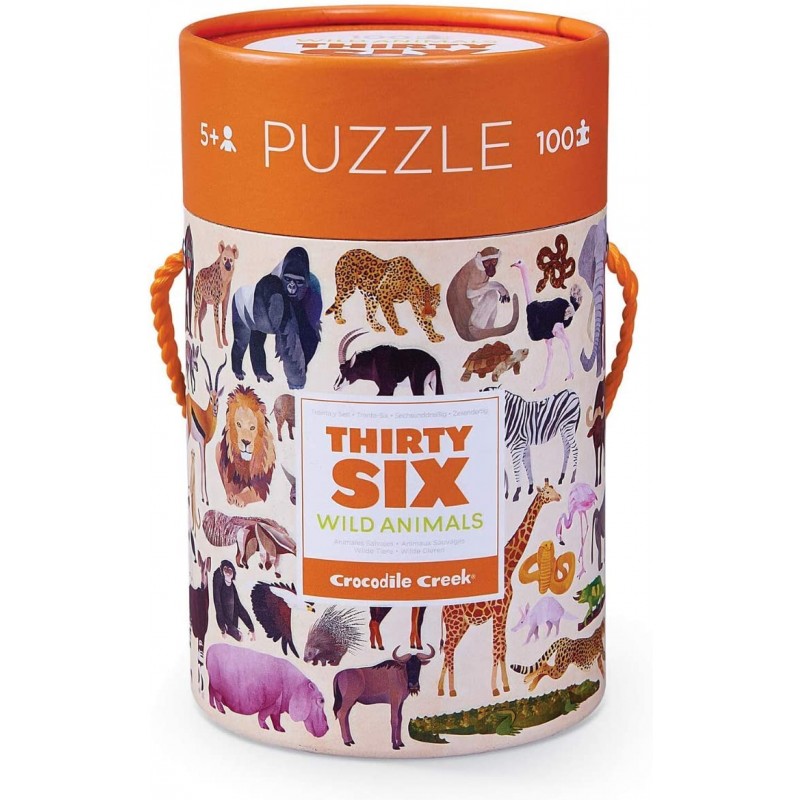 [BER_384054-2] 100 Pc Puzzle/Wild Animals