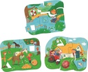 3 premiers puzzles Mix-Max - La ferme (Haba)