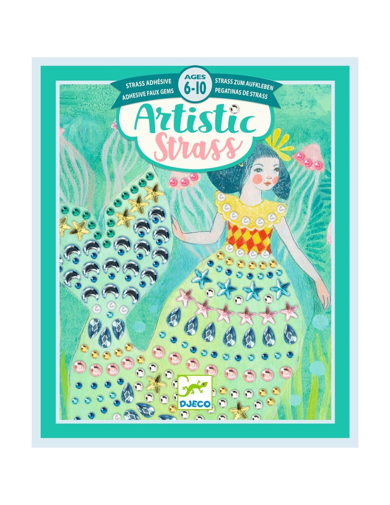 [DJE_DJ09433] Artistic Strass Ondes Aquatiques