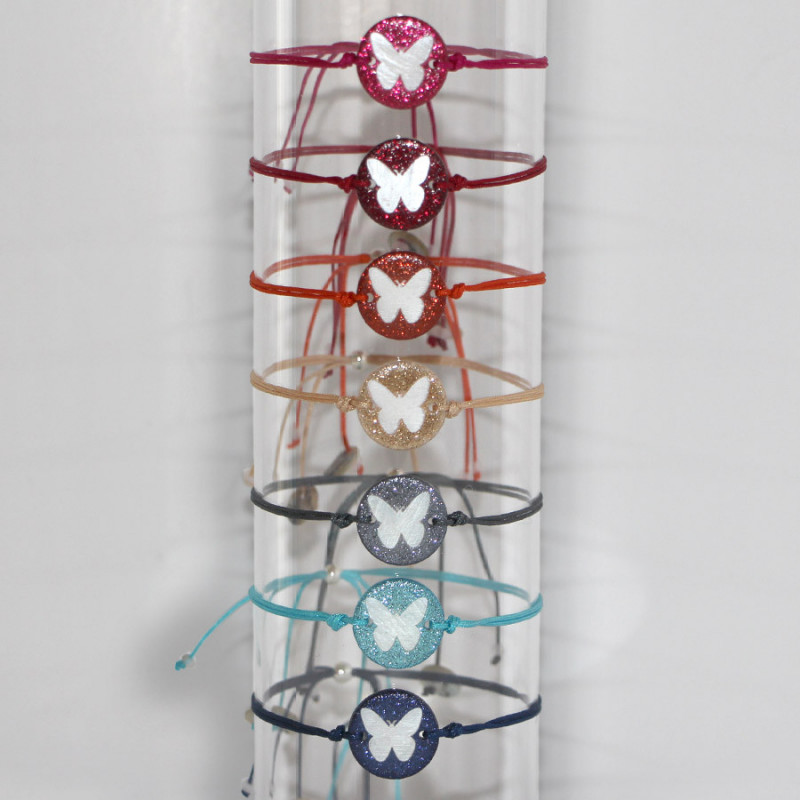 [CHO_LC17brbrgd] Bracelet Papillon
