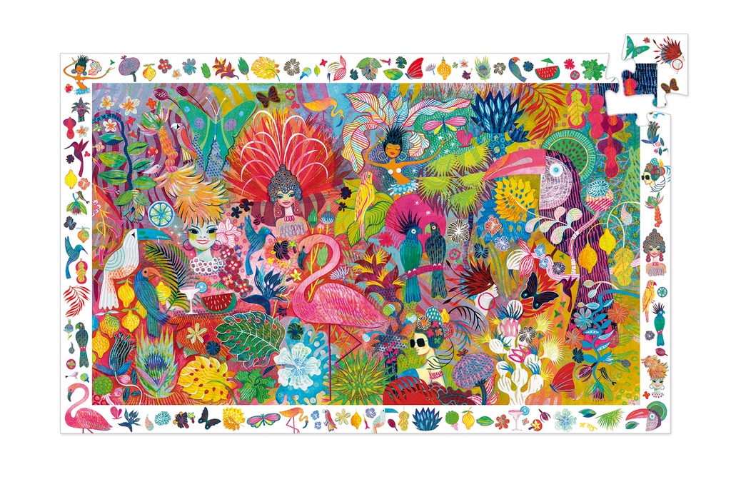 Carnaval de Rio - 200 pcs (Puzzles observation Djeco)