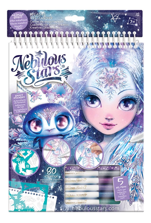 [JPM_11122] Carnet de Croquis Créatif Iceana Pages Blanches Nebulous Star