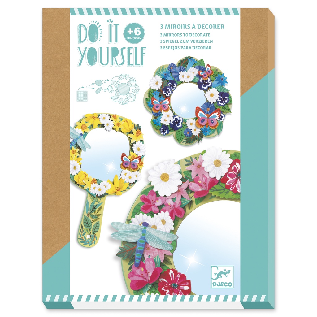 [DJE_DJ07908] Diy - Mosaïques & Stickers Douceur Florale