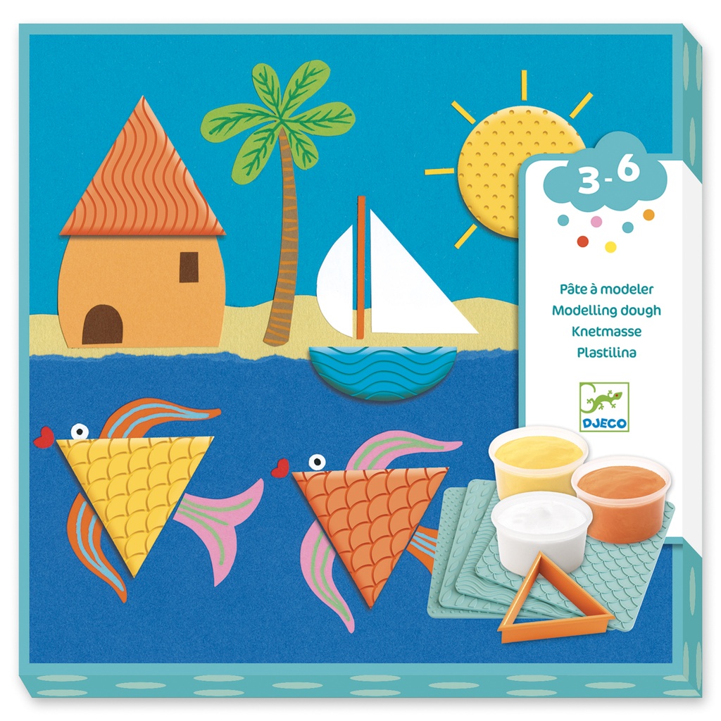 Des Empreintes et des Formes (Päte à Modeler Djeco)