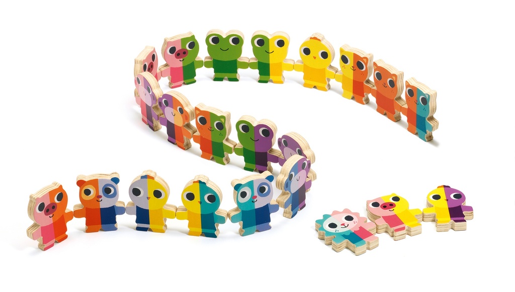 [DJE_DJ01641] Domino Up (Jeux Éducatifs Bois Djeco)