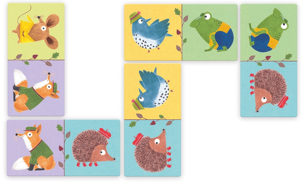 [DJE_DJ08115] Domino Animaux (Jeux Éducatifs Djeco)