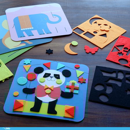 [DJE_DJ09863] Douces Créatures (Collages Djeco)