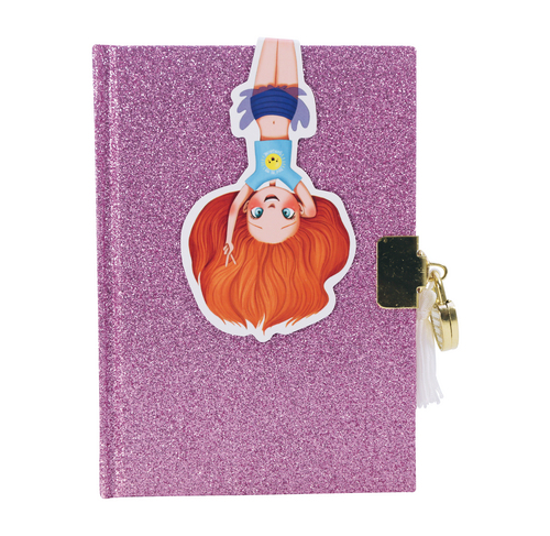 Journal Intime Pailleté Violet (Avenue Mandarine)