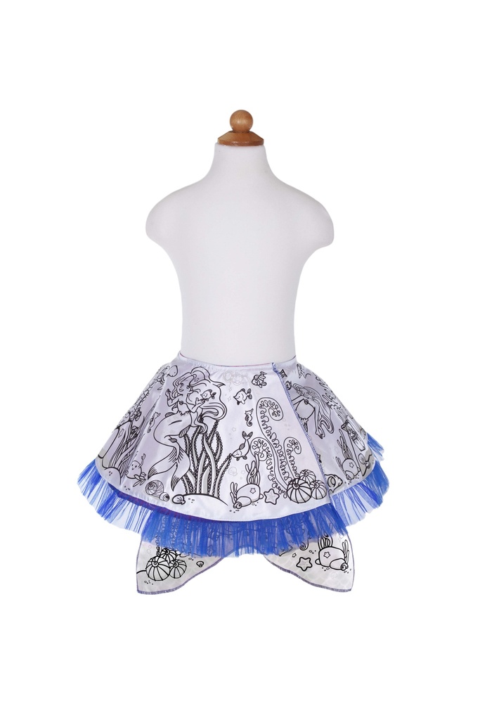 Jupe à Colorier Sirène Réversible 4/6 Ans