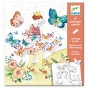 Lady butterfly (Coloriages Surprises Djeco)