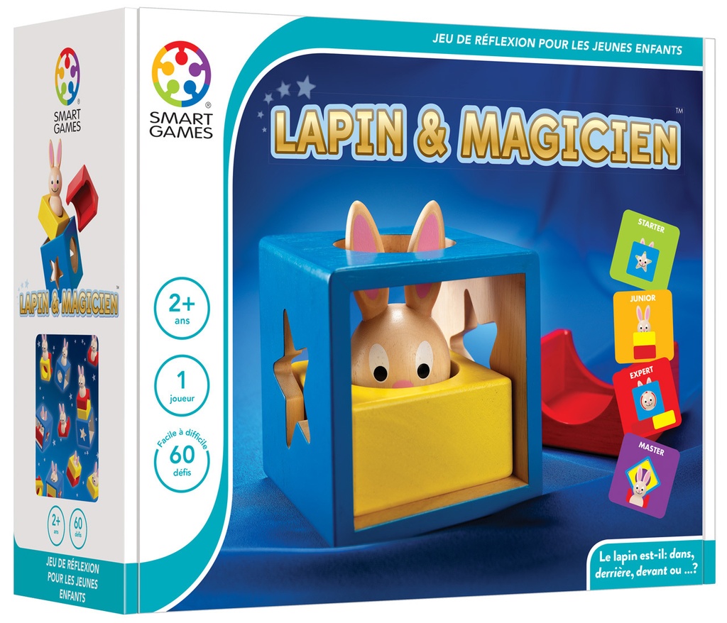 Lapin &amp; Magicien - 60 défis pré-scolaires Smart Games (2016)