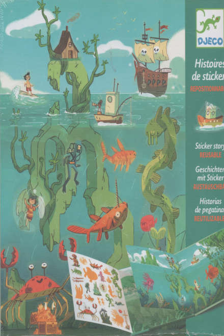 [DJE_DJ08953] Les Aventures en Mer (Stickers Djeco)