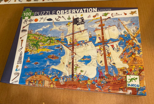 Les Pirates - 100 Pcs (Puzzles Observation Djeco)
