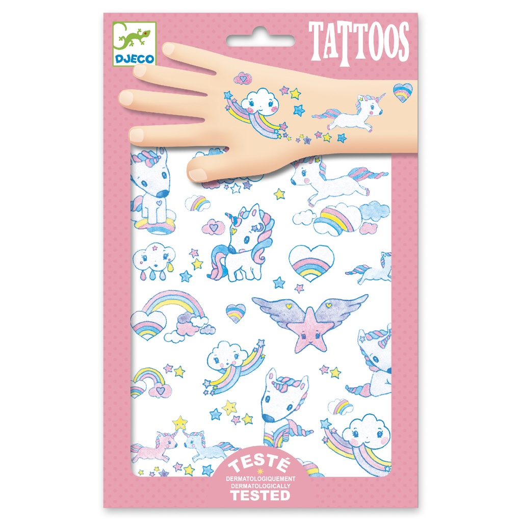 Licornes (Tatouages Djeco)