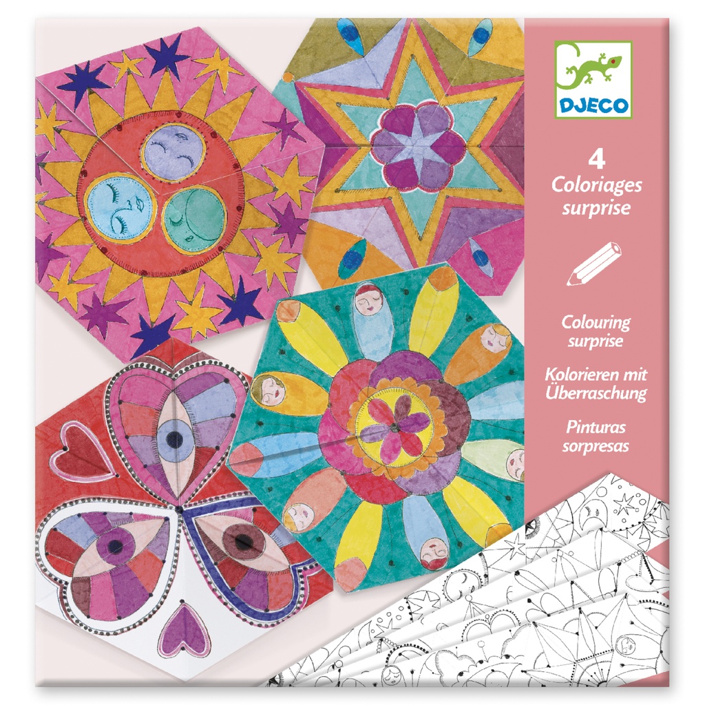 Mandalas constellations (Coloriages surprises Djeco)