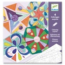 Mandalas rosaces (Coloriages surprises Djeco)