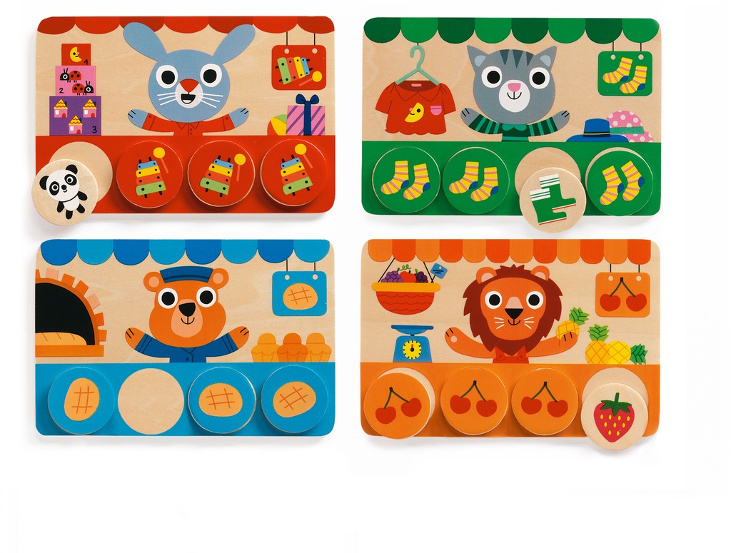 Memo Shop (Jeux Éducatifs Bois Djeco)