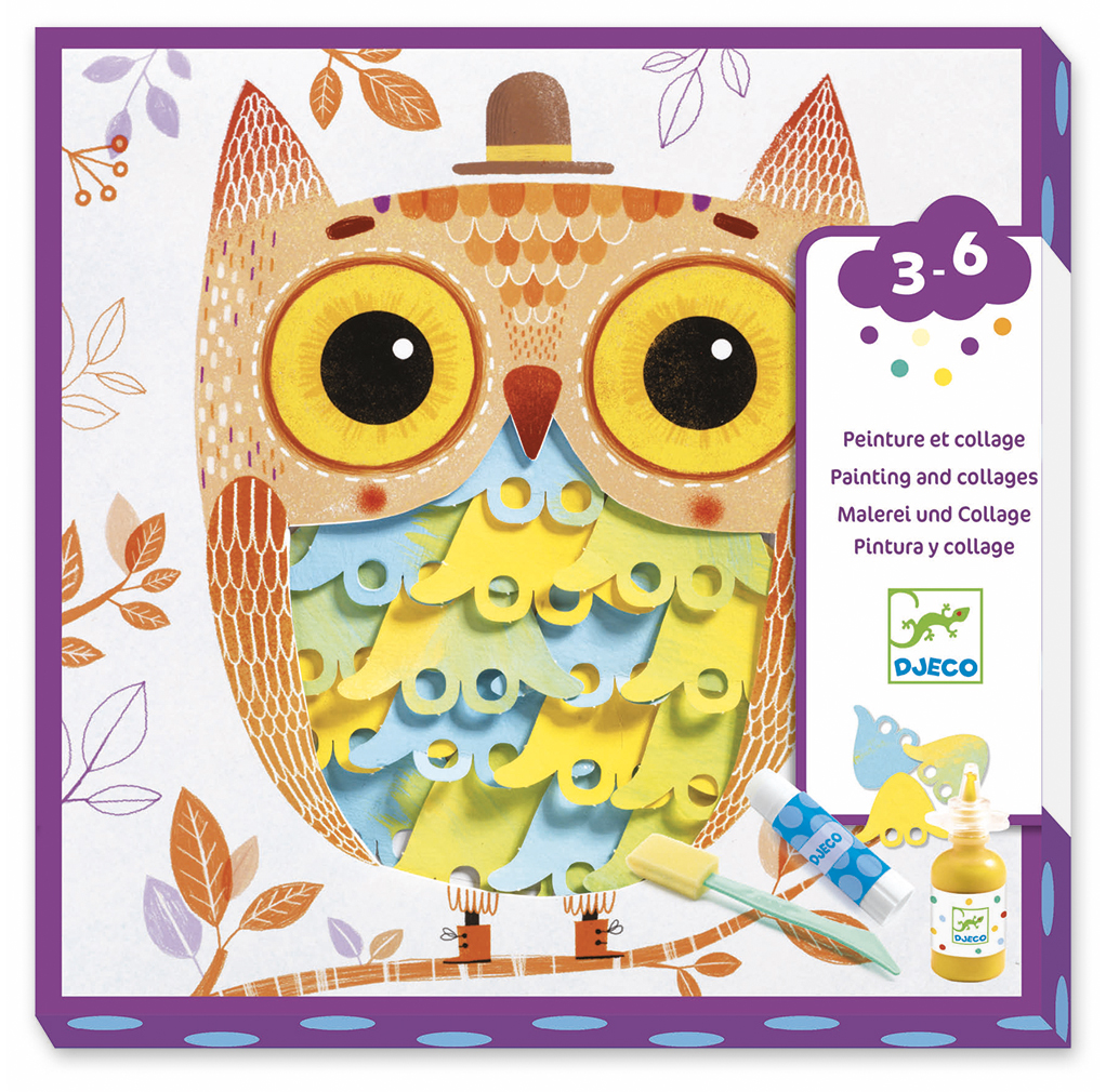 Oh, c'est Chouette ! (Peinture Djeco)