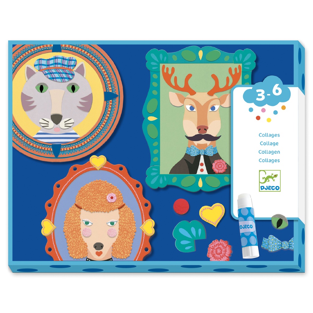 [DJE_DJ08668] Portraits de Famille (Les Petits - Collages Djeco)