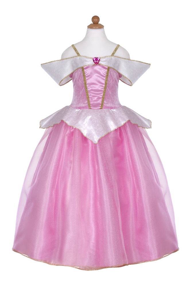 Robe Belle au Bois Dormant Deluxe / 7-8 Ans