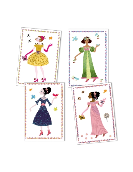 [DJE_DJ09690] Robes des 4 Saisons (Stickers Djeco)