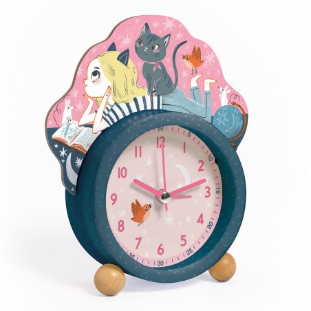 Réveils illustrés  Réveil petit chat