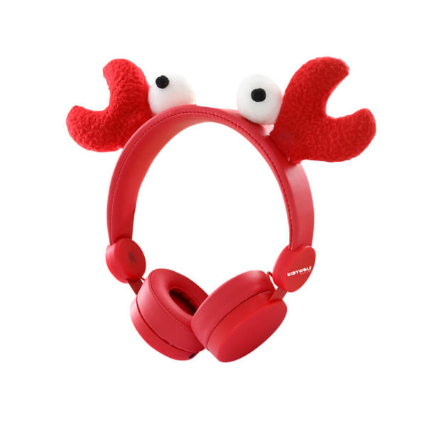 Casque Audio Crabe (Rouge)