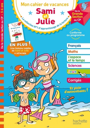 Mon Cahier de Vacances Sami et Julie 5-6 Ans