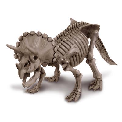 4M Kidzlabs: DETERRE-TON-DINOSAURE (Triceratops) / EMBALLAGE  F R A N C A I S, s