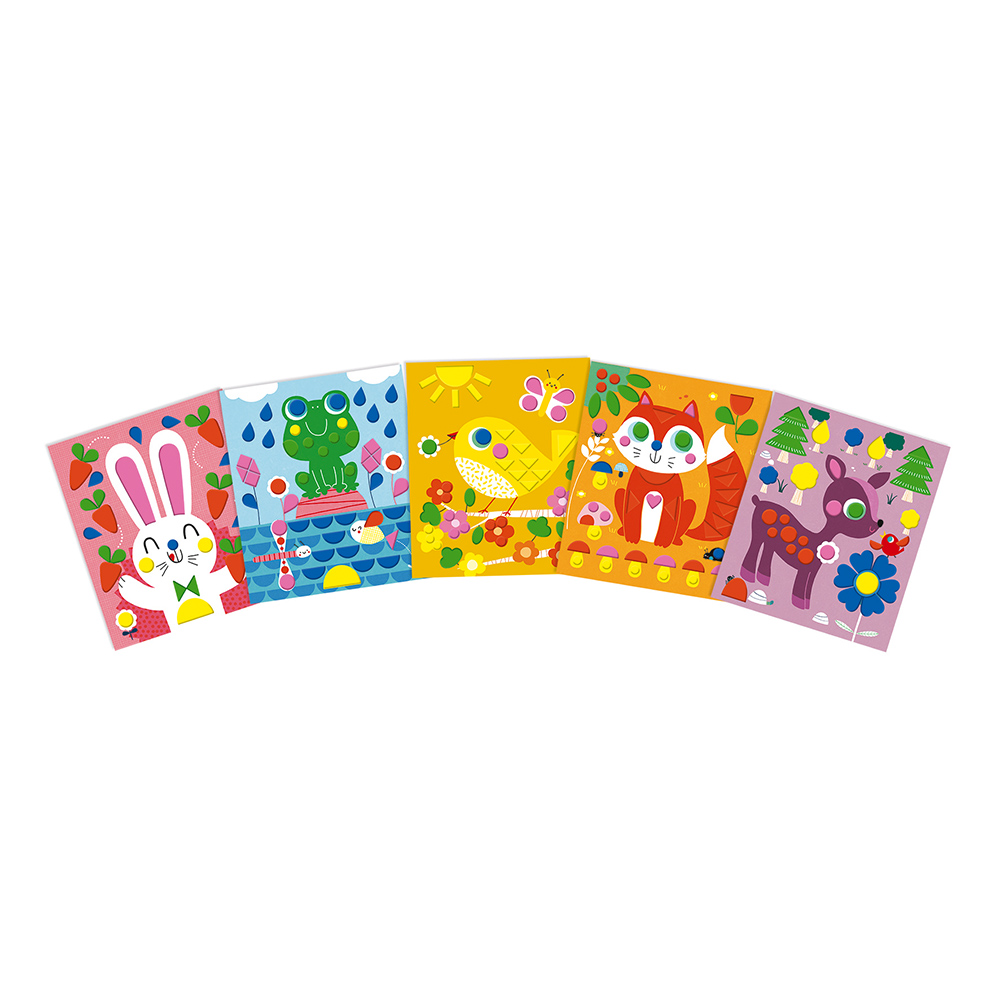 [JAN_J07811] Stickers en Mousse Petits Amis