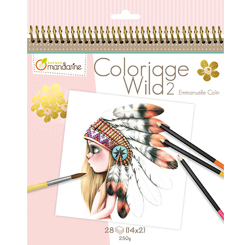 [CHO_GY068C] Carnet de Coloriage Wild Numéro 2