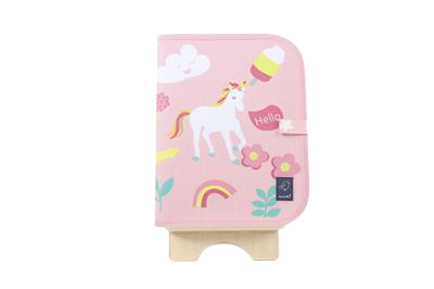 Jaq Jaq Bird: Doodle It & Go Placemat Licornes 28X21Cm, Effaçable