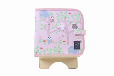 Jaq Jaq Brid: Doodle It & Go Hiboux 20X20Cm, Livre avec 8 Pages