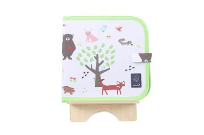 Jaq Jaq Brid: doodle it & go Forêt 20x20cm, livre avec 8 pages