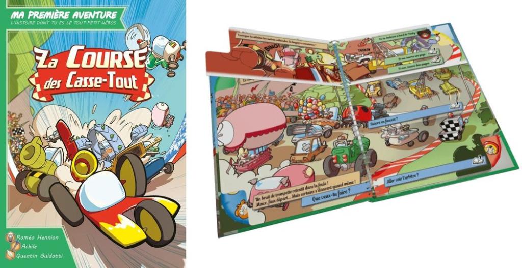 [HBG_GAM037CO] Livre Dont On Est le Héro: la Course des Casse-Tout