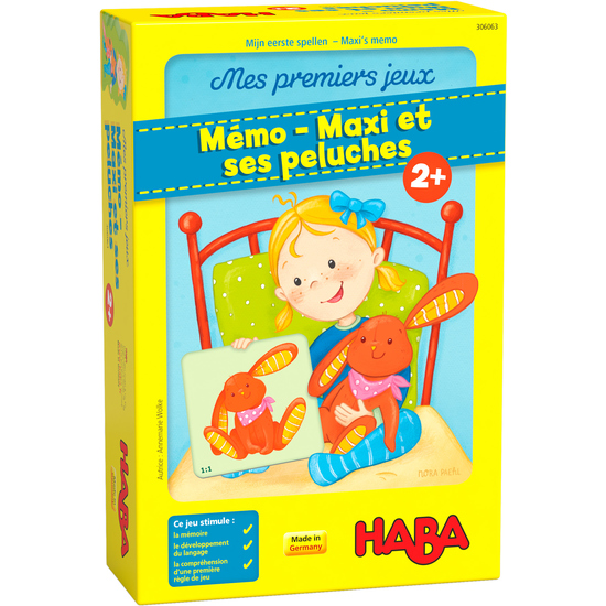 Mes premiers jeux - Mémo - Maxi et ses peluches