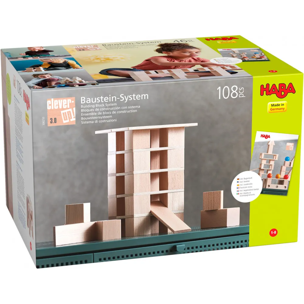 Blocs de construction - Ensemble de blocs de construction Clever-Up! 3.0 (108 pièces)