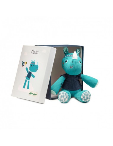 MARIUS Rhino Peluche câline