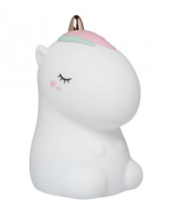 [ALI_UNBLANCM] Veilleuse Little L Licorne Blanche Cosmo