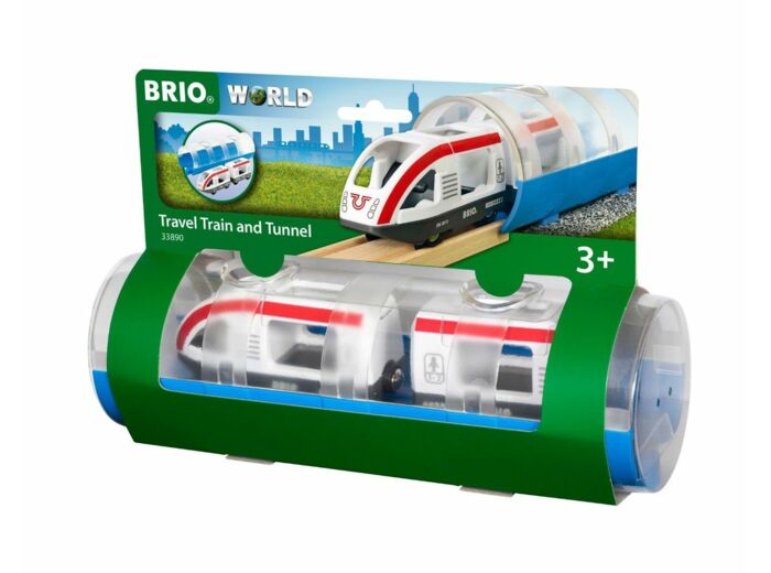 Train Voyageur et Tunnel