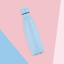 Bouteille Isotherme en Métal 500Ml Bleu Mat